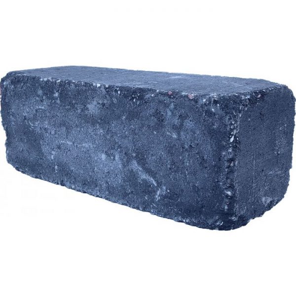 Linia stapelblokken grijs-zwart getrommeld 15x15x60cm