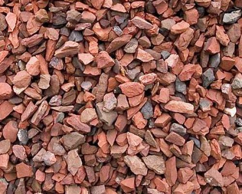 Rood mijnsteen 14-25mm